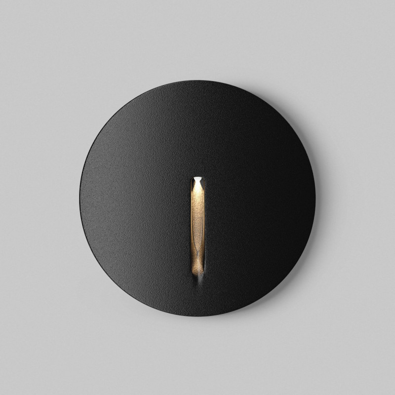 Светильник 7 см, 3W, 3000K, Maytoni Outdoor Lock O014SL-L3B3K, черный