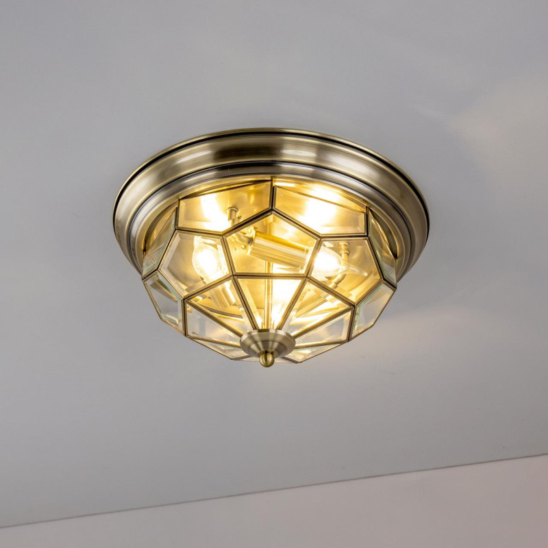 Потолочный светильник Citilux Витра-1 CL442530 бронза, диаметр 40 см