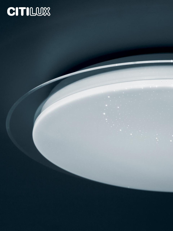 Светильник 62 см, 90W, 3000K-5500K Citilux Спутник CL734900G белый
