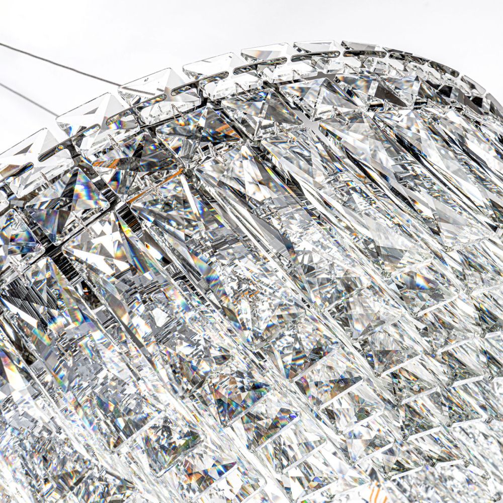 Подвесная люстра 60*126 см, Е14*8*40W, 18 м2 MODELUX ML.7084.600 CR хром