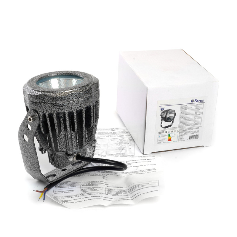 Светодиодный прожектор, D115xH135, IP65 20W 85-265V,2700K, LL-887 Feron 32151