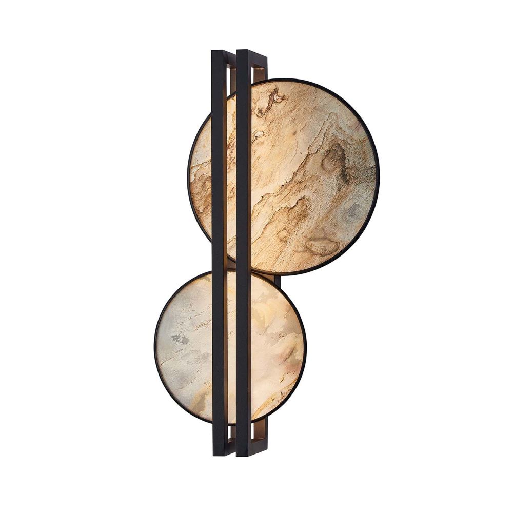 Бра 29*50 см, 2*LED, 24W, 4000K, Favourite Tallar 4593-2W, черный матовый