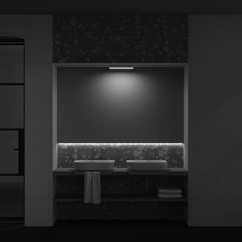 Трековый светильник 2,5*33*2,75 см, LED 16W, 4000К, Белый Maytoni Basis TR080-1-18W4K-W