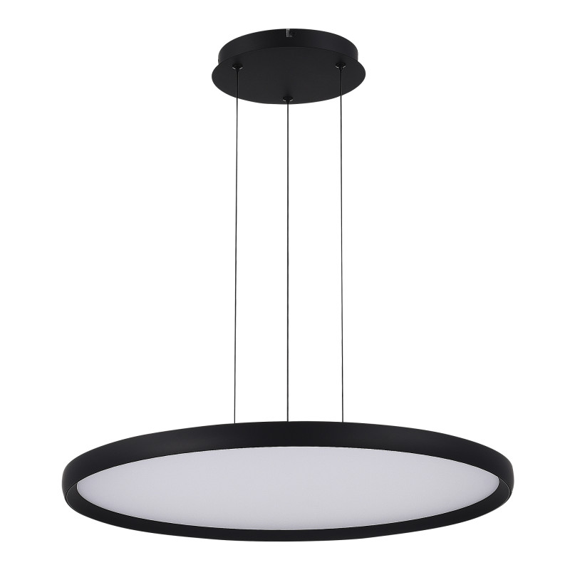 Подвесной светильник 59*200 см, LED, 45W, 3000-6000К, ST-Luce Satellite SL6015.403.01 черный