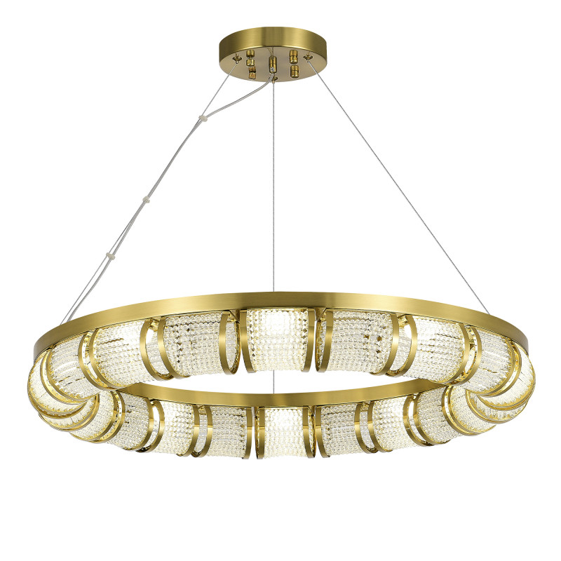 Светильник 80 см, 50W, 3000K, ST Luce Esme SL6011.303.01, латунь