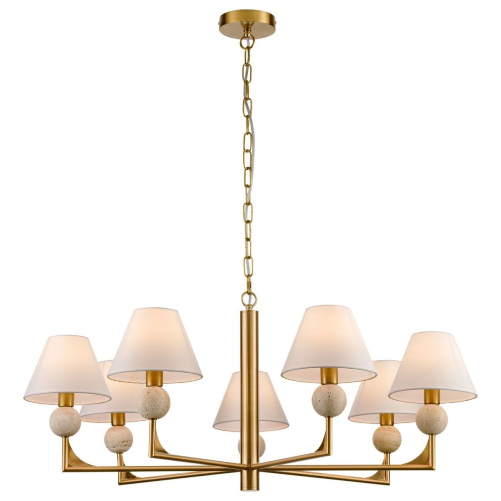 Подвесная люстра 89 см, Velante 335-503-07, латунь