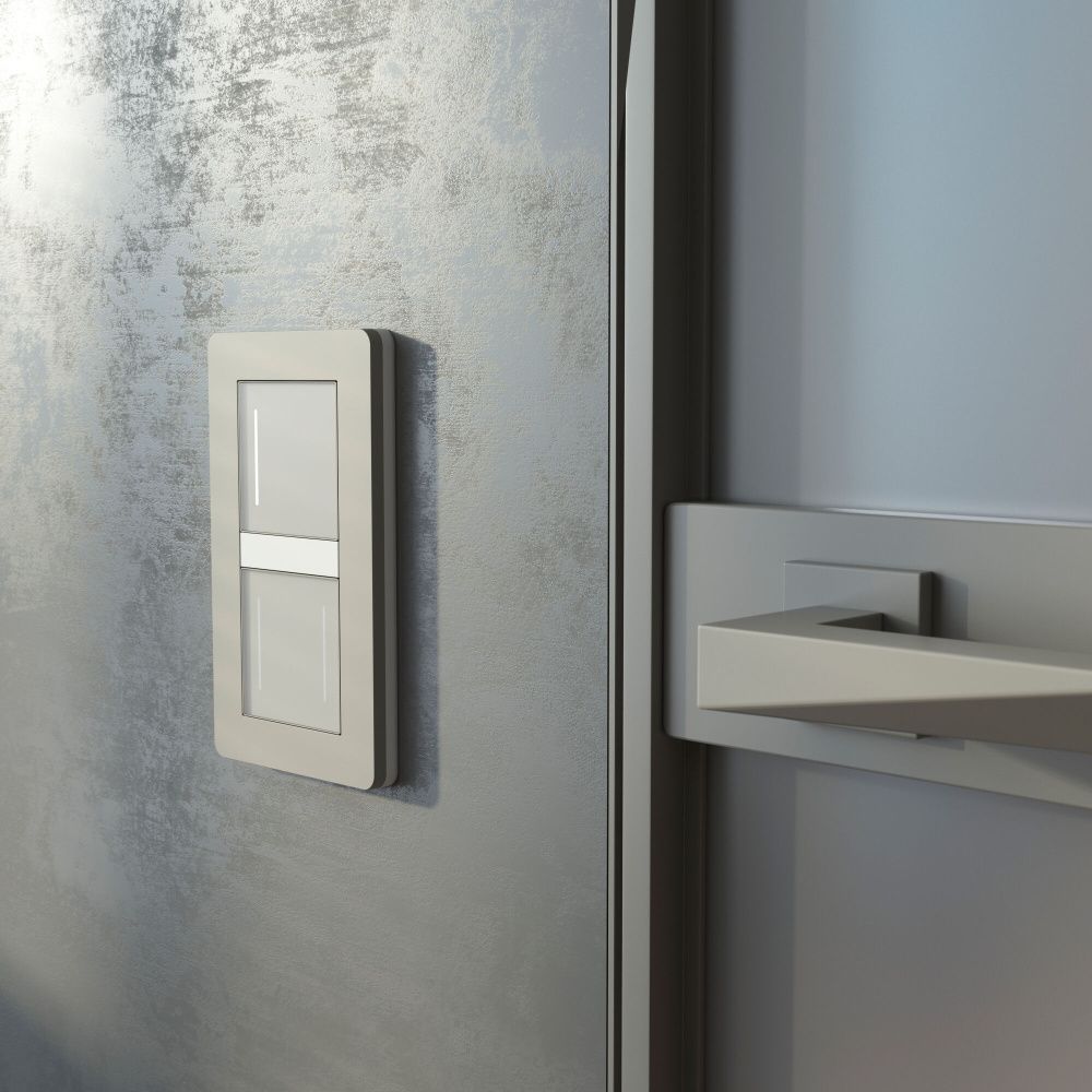 W4512014 Сенсорный выключатель одноклавишный с подсветкой, дымчатый Werkel, 4690389213854