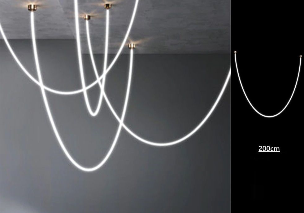 Светильник подвесной ElegantLight DZN-8310 SILICONE  D22/H2000/1/LED/4000K 24-07 (1/10) 220v