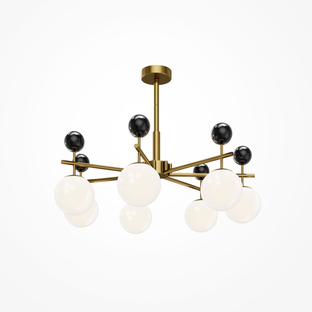 Подвесной светильник 88*35-65 см, 7*G9*40W, K, Maytoni Museo MOD436PL-07BS, Латунь