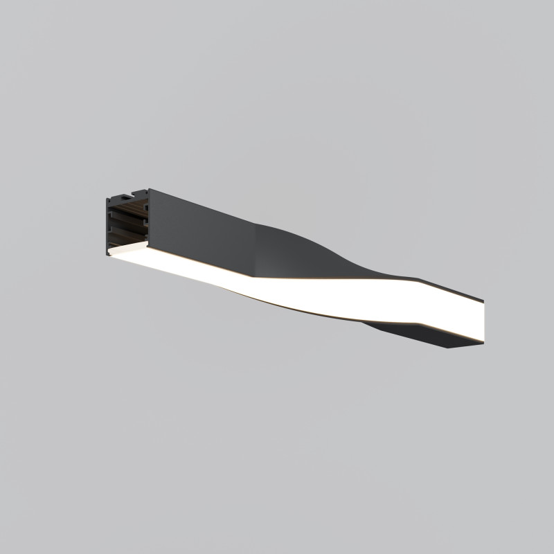 Радиусный профиль 40 см, Maytoni Led strip ALM-3535R-B-TL-90°-0.4M, черный