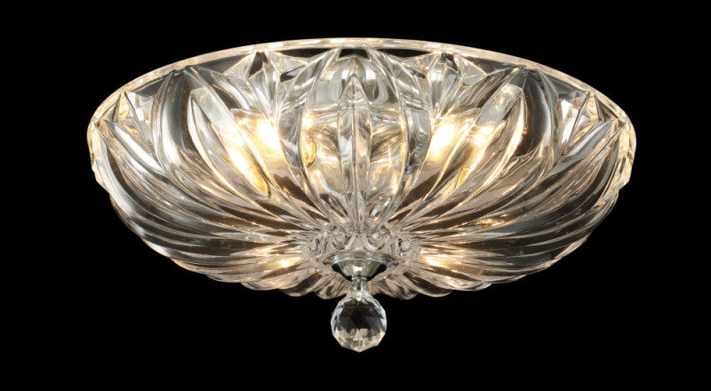 Светильник потолочный 40 см, Crystal Lux DENIS D400 CHROME Хром