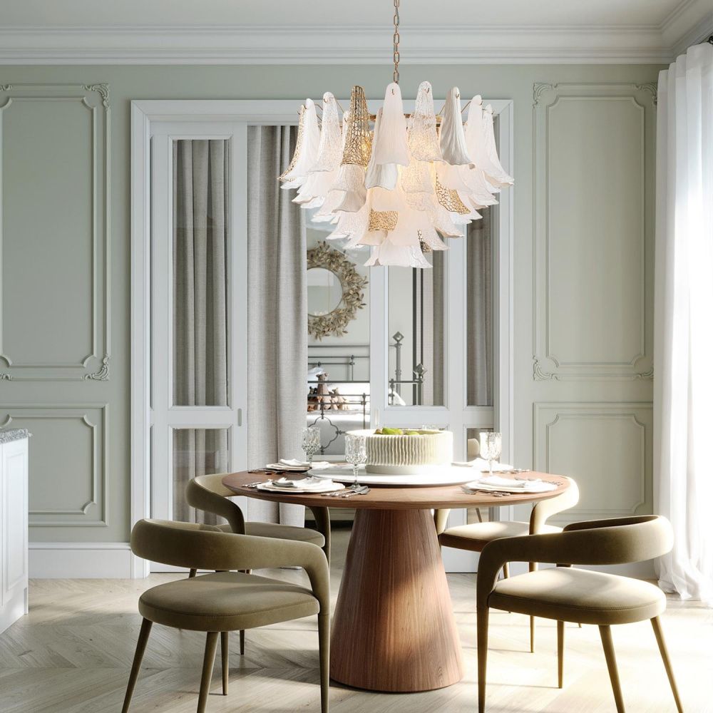 Подвесная люстра 84*73/120 см, 16*Е14 MODELUX premium ML.6777.16PR GD золото