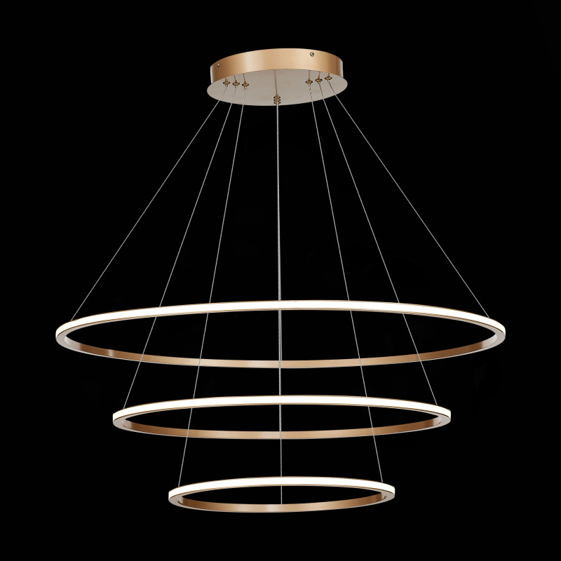 Светильник подвесной 80 см, 114W 4000K ST LUCE ST604 OUT ST604.243.114 Золотистый