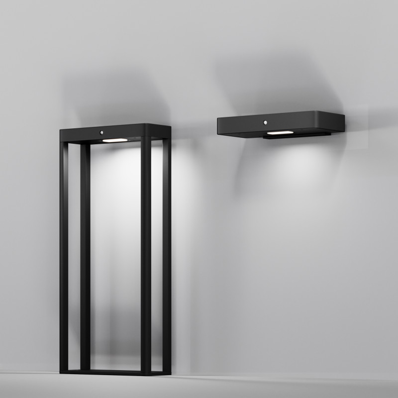 Светильник настенный 10,5*23*3,2 см, LED, 2W, 3000К, Maytoni PIR OSL456WL-L2GF3K серый