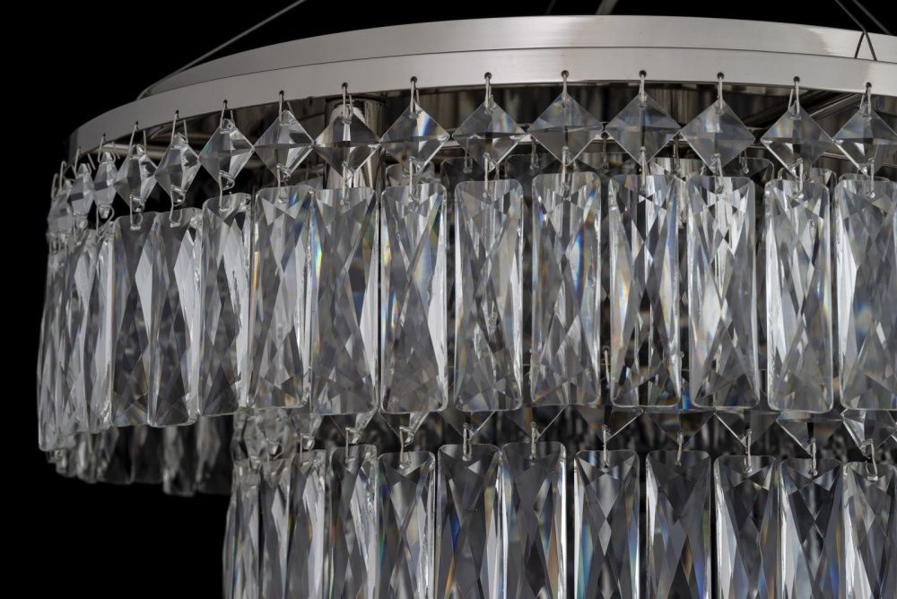 Люстра подвесная *50*22 см, 8*G9*40W, Arti Lampadari Acquaro Acquaro E 1.5.D50.100 NP, никель