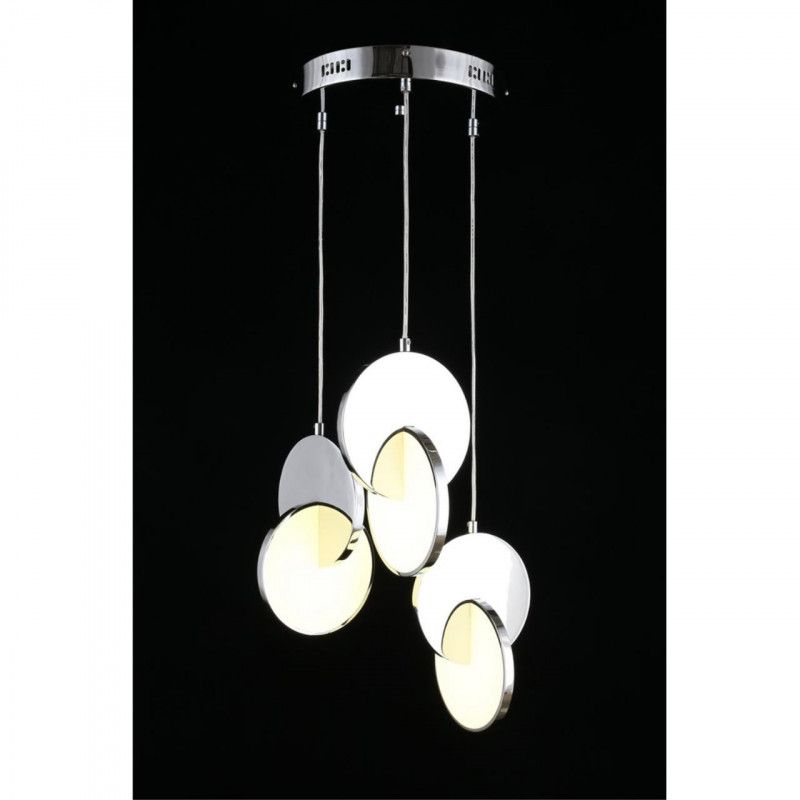Каскадная люстра 40*60-140 см 24W, 4000K, Aployt Mila APL.044.06.24, хром