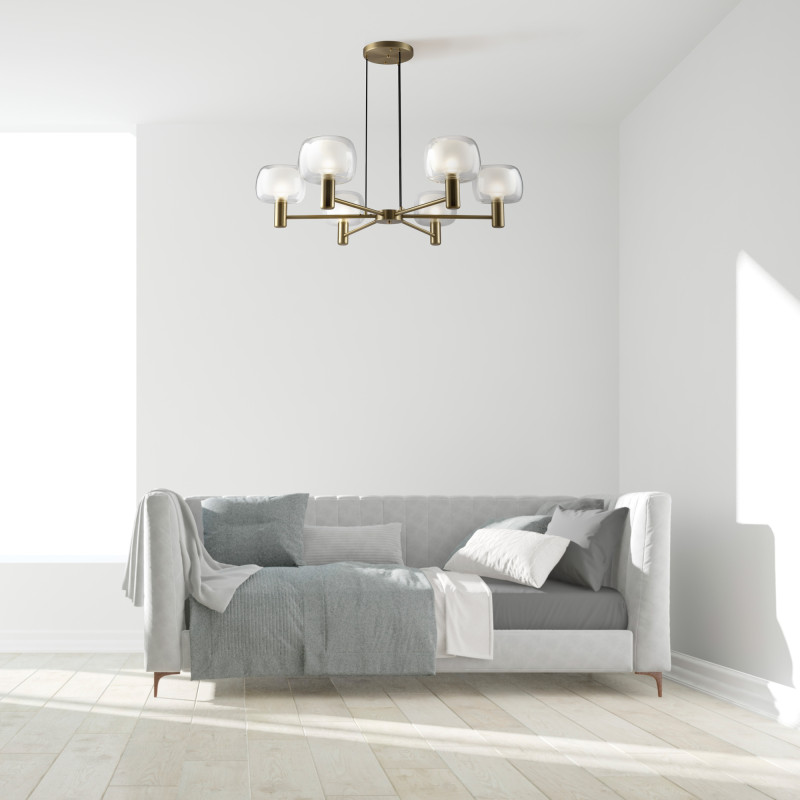 Светильник 96 см, Maytoni Vision MOD411PL-06G, золото