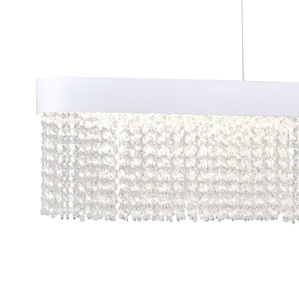 Подвесная люстра 120 см, 55W, 4500K, Indigo Capriccio 12054/1PL White V000193L, белый