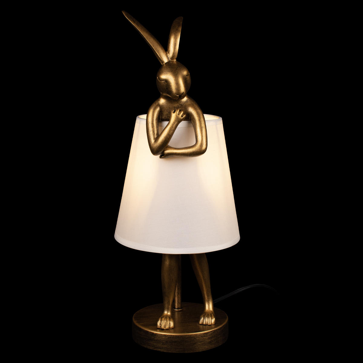 Настольная лампа 16*38 см, 1*E14 LOFT IT Lapine 10315/A White золото