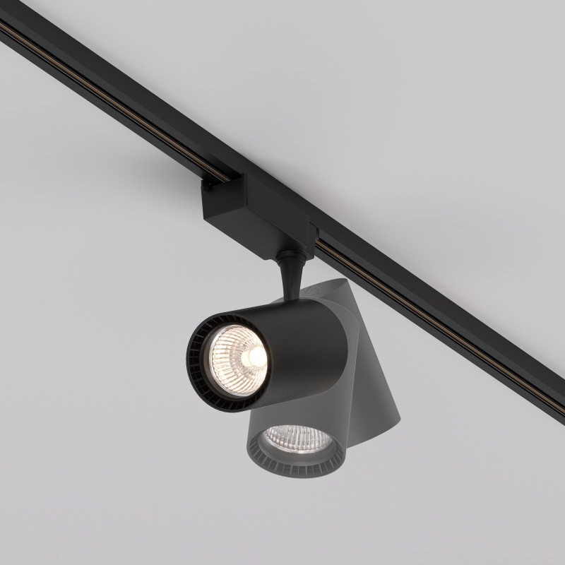 Светильник 9 см, 26W, 3000K, Maytoni Technical TR003-1-26W3K-W-B, черный