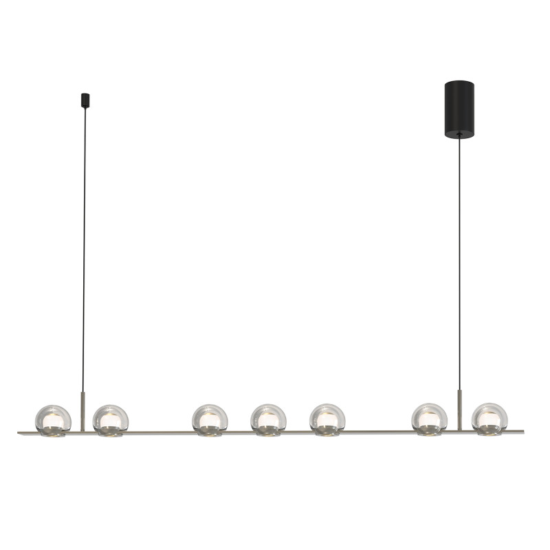 Линейный светильник 120*120*157,5 см, LED, 49W, 4000К, Favourite Rosio 4291-7P черный