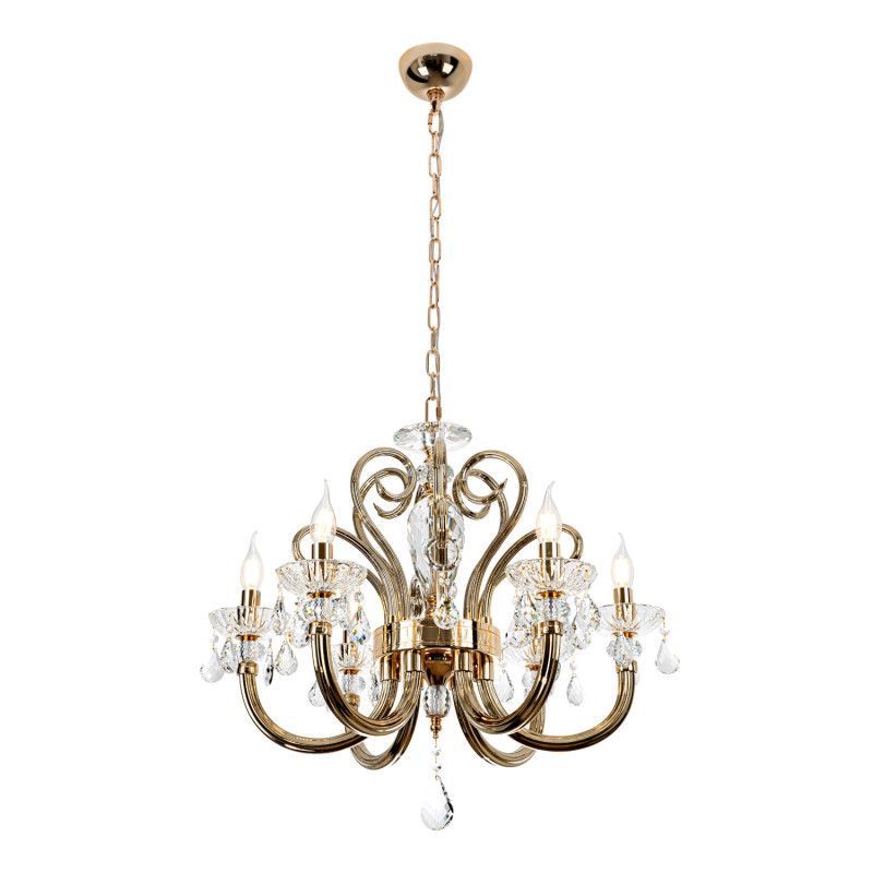 Люстра 65 см, 6*Е14*40W, Modelux  ML.7141.6P, Золото