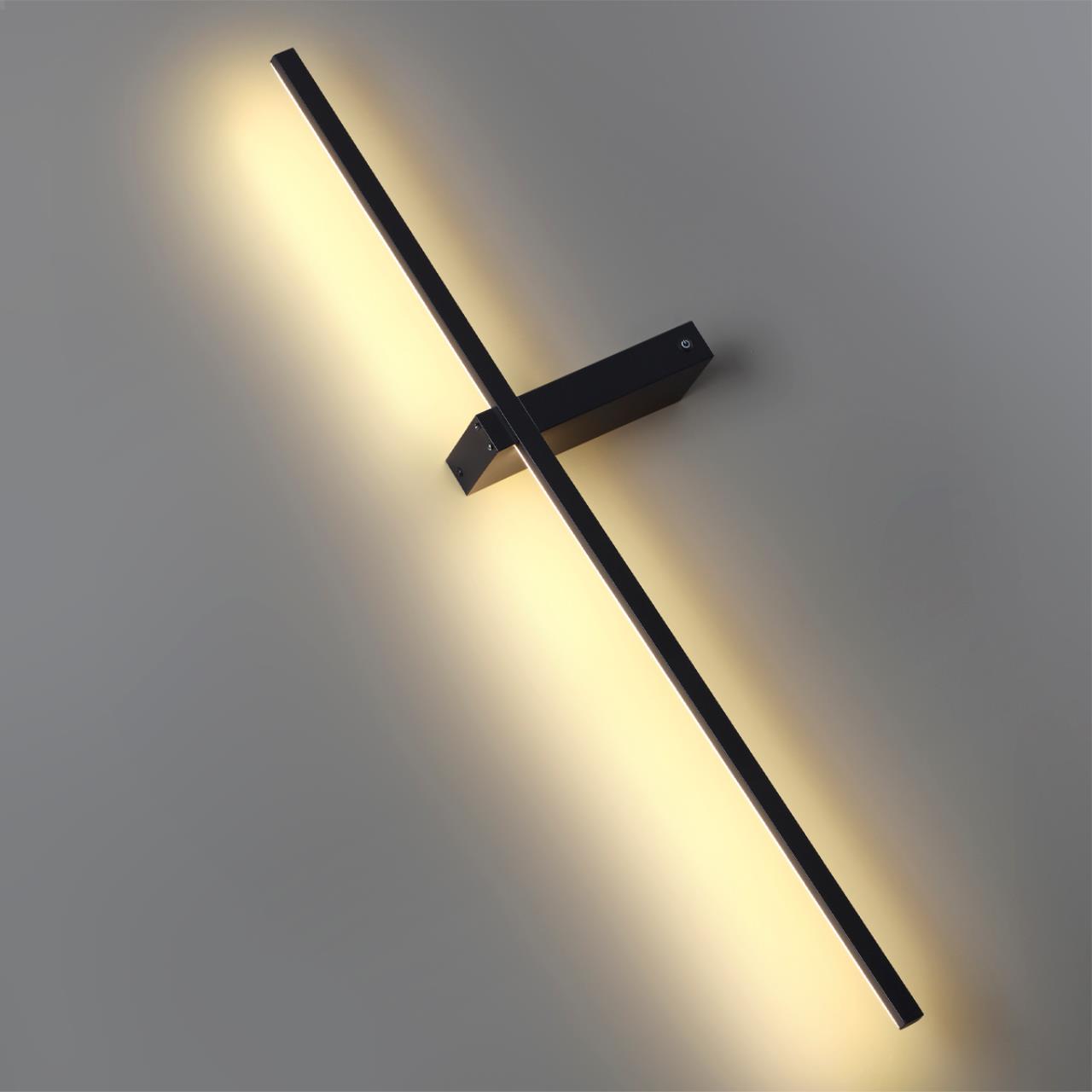 Бра 8*22*90 см, LED 9W*3000 К, Lumion Blake черный, 5695/9WL