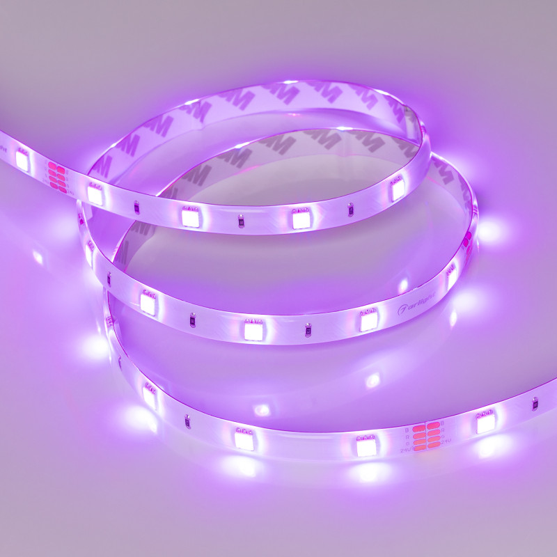 Лента герметичная RTW-SE-B30-10mm 24V RGB (7.2 W/m, IP65, 5060, 5m) (Arlight, 7.2 Вт/м, IP65) 021732(2). Цена указана за 5 метров. Продается кратно 5 метрам.