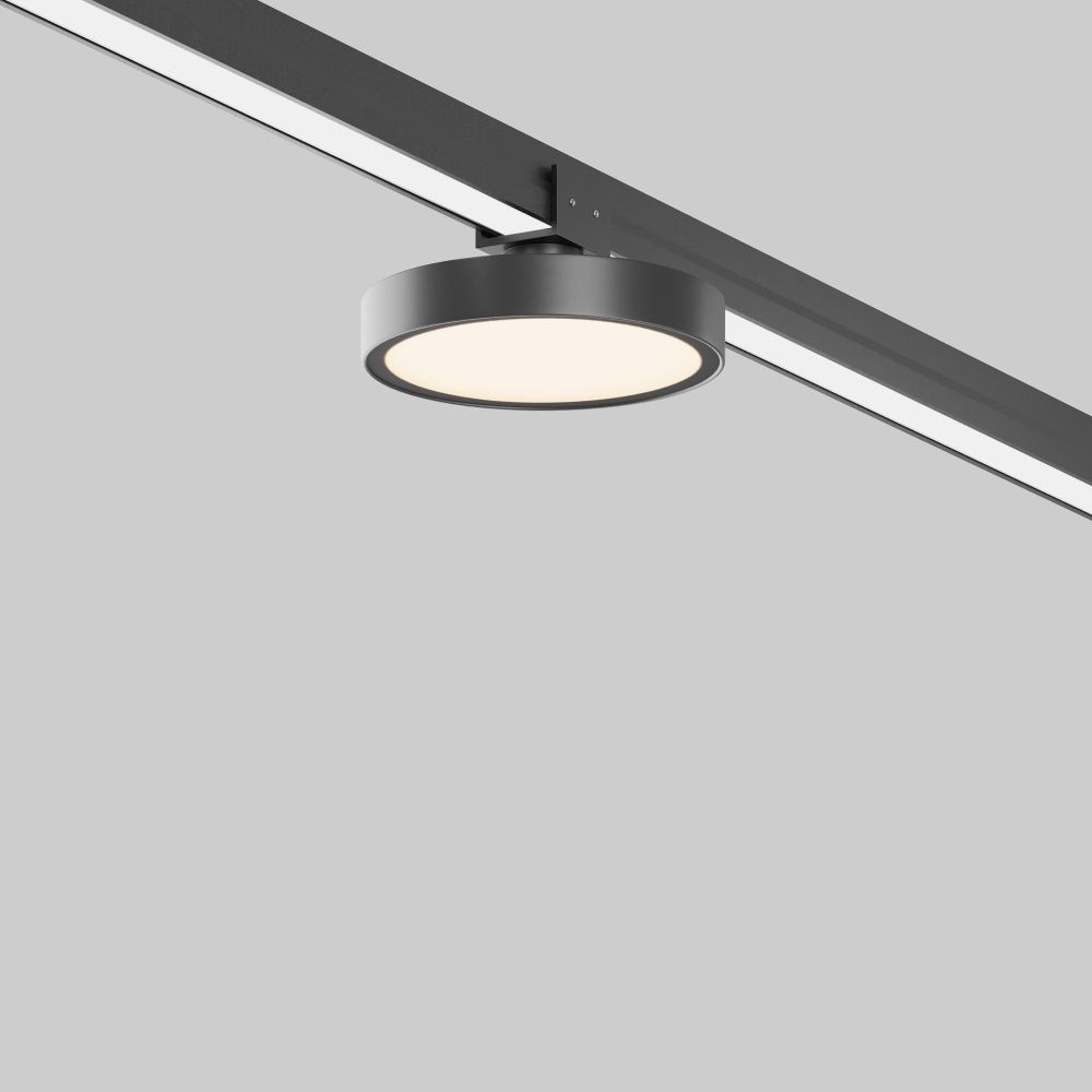 Уличный трековый светильник *12*-5,9 см, *LED*12W, 3000K, Maytoni Outdoor Zon IP O-TR01-1-F-12WB3K, Черный