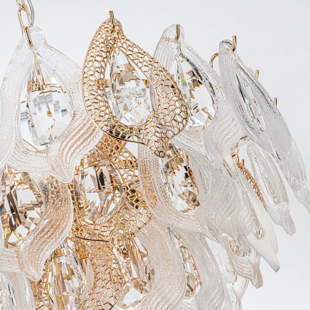 Люстра 60 см, 15*Е14*40W, Modelux  ML.6197.600 GD, Золото