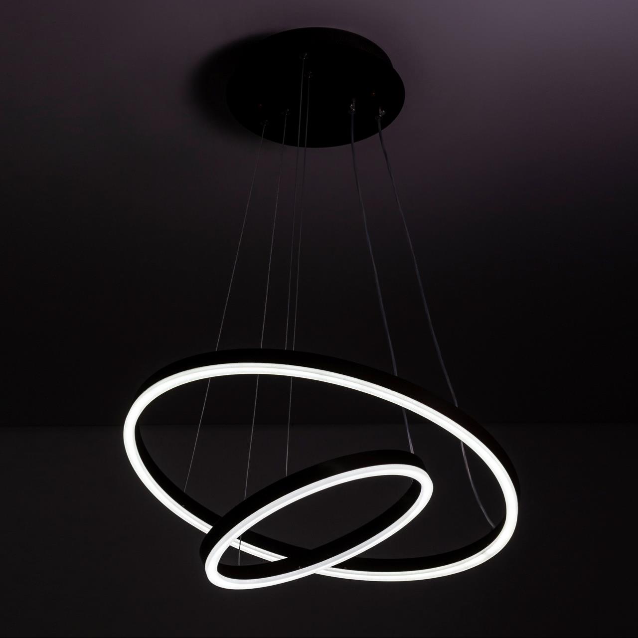Подвесной светильник **120 см, LED 100W, 3000 / 6000K, Коричневый LED4U L55000-2HL BR