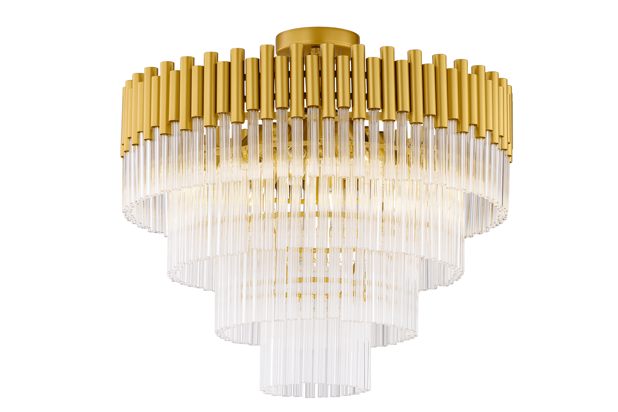 Люстра 550*500, 8*E14, 40W NewRgy Cristallo 2265A/8 SP BRS, SP BRS