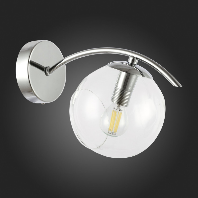 Бра 14 см,  EVOLUCE RATELLA SLE102601-01 Хром