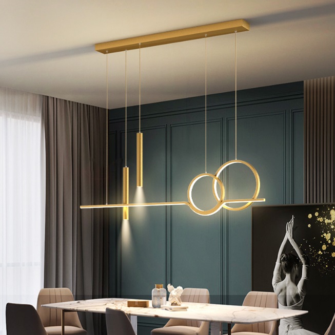 Светильник подвесной DZN-48680 ЗОЛОТО D1200/H1200/5/LED/.W/4000K