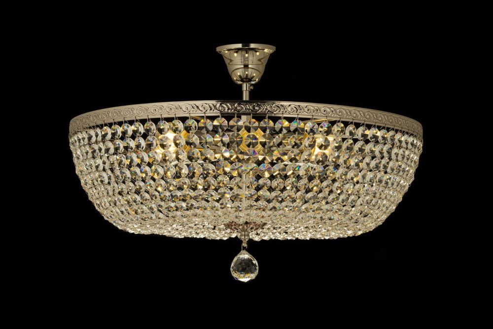 Люстра потолочная *50*29 см, 6*E27*60W, Arti Lampadari Castellana Nh Castellana E 1.3.50.501 NH, Матовый никель