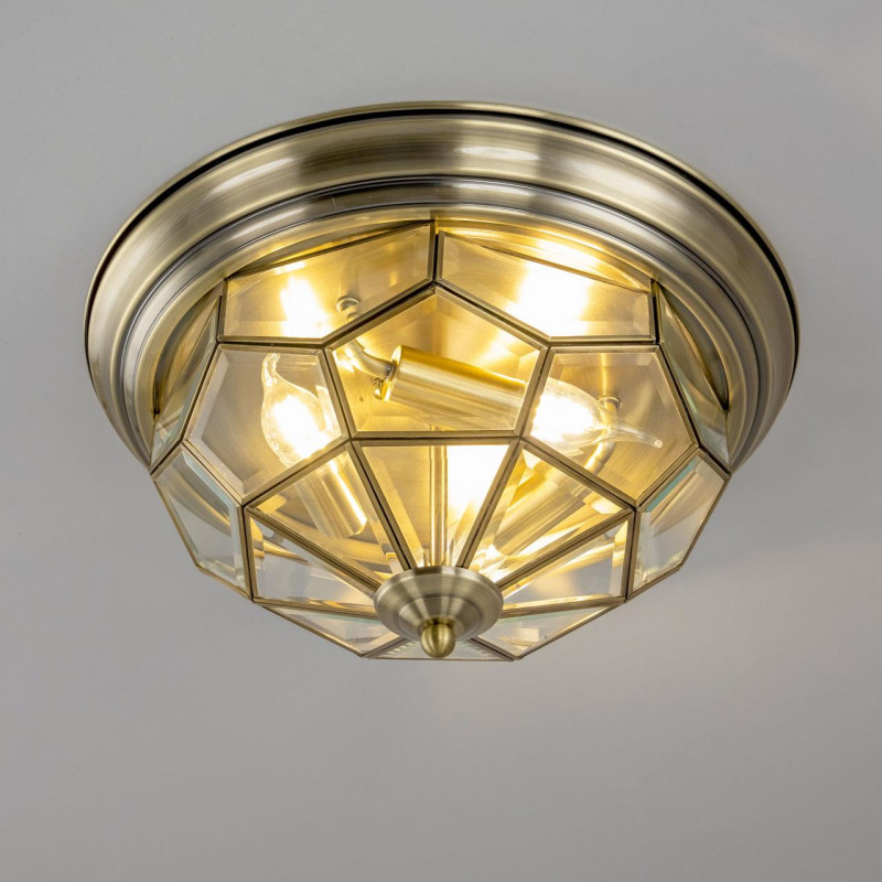 Потолочный светильник Citilux Витра-1 CL442530 бронза, диаметр 40 см