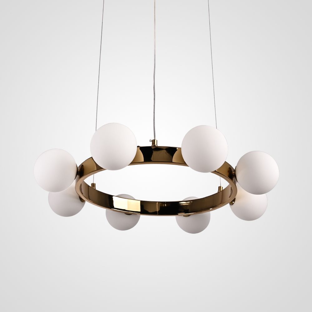 Подвесная люстра DESTINY CH D60 60*60*180 см, 8*G9*40W, ImperiumLoft destiny-ch01, Латунь