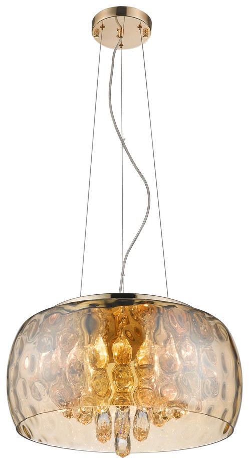 Светильник подвесной Wertmark Apollonia WE120.09.403, 50*50 см, золото