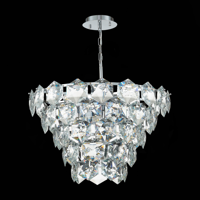 Люстра подвесная 58 см, 360W, ST LUCE VITERBO SL1631.103.09 Хром