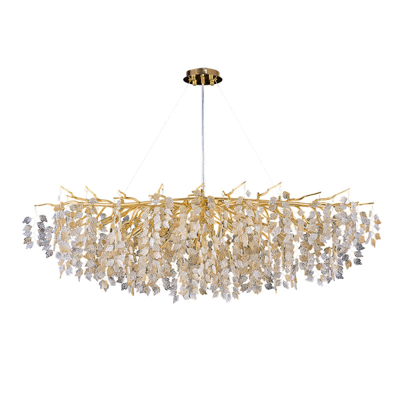Люстра 140*50*40 см, 15 G9*40W,  К, Divinare Salice 3136/01 SP-15, Золото