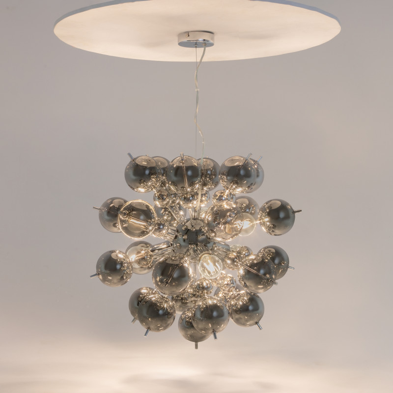 Подвесная люстра Maytoni Bolla MOD133PL-06CH, диаметр 57 см, хром