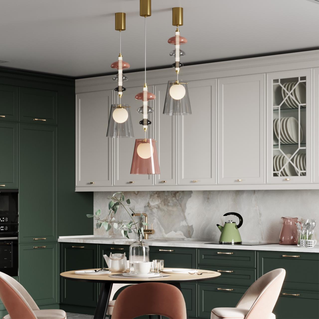 Светодиодный светильник 22 см, 18W, 4000K, Odeon Light Amore 5411/18LA, бронза