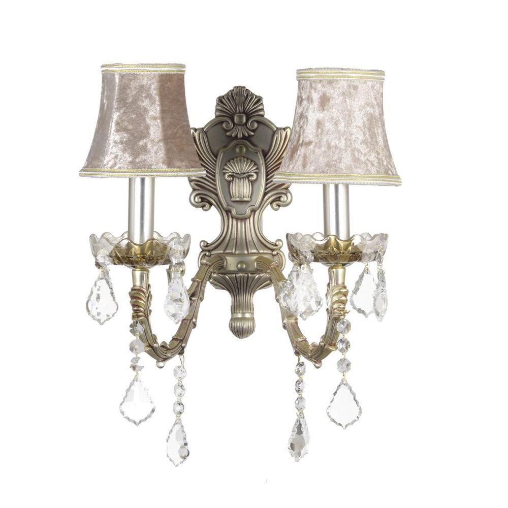 Бра *30*40 см, 2*E14*40W, Dio D`arte Lucca Lucca E 2.1.2.600 CG, Золото