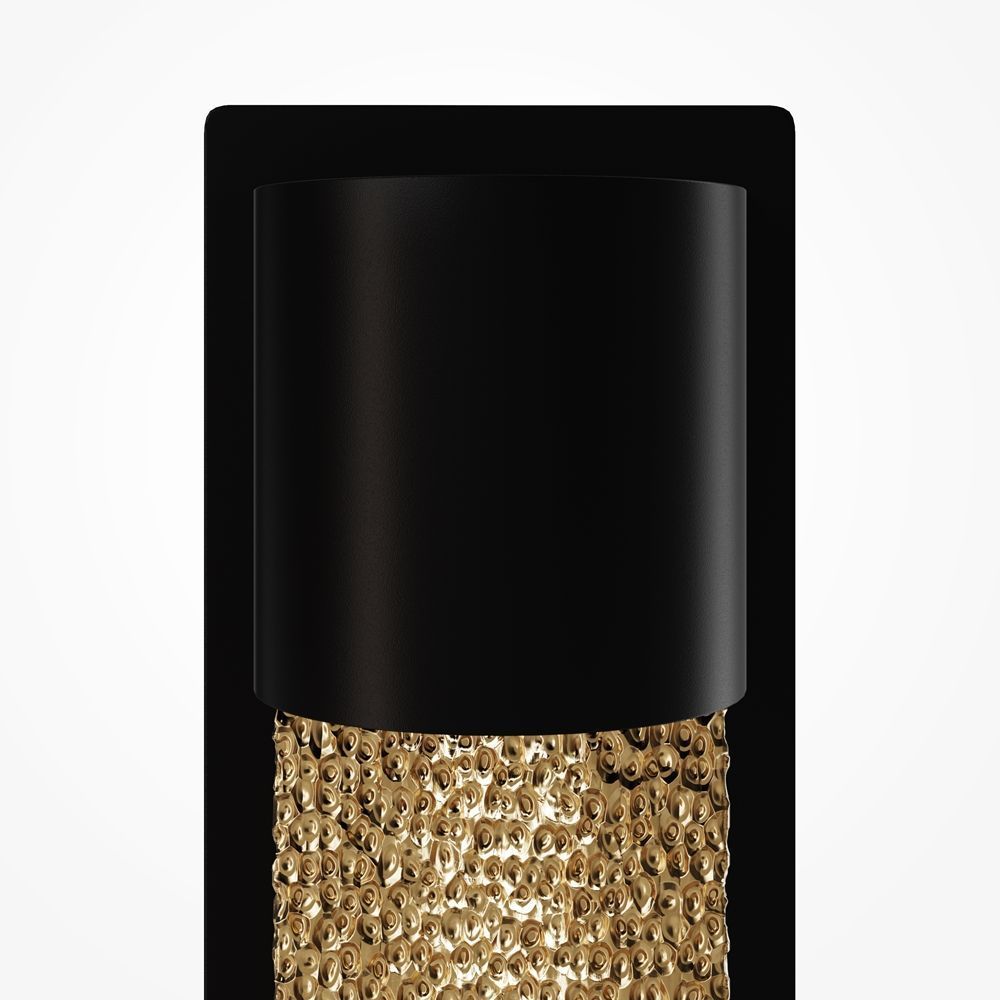 Настенный светильник 40 см, 23W, 3000K, Maytoni MOD474WL-L20B3K, черный-латунь