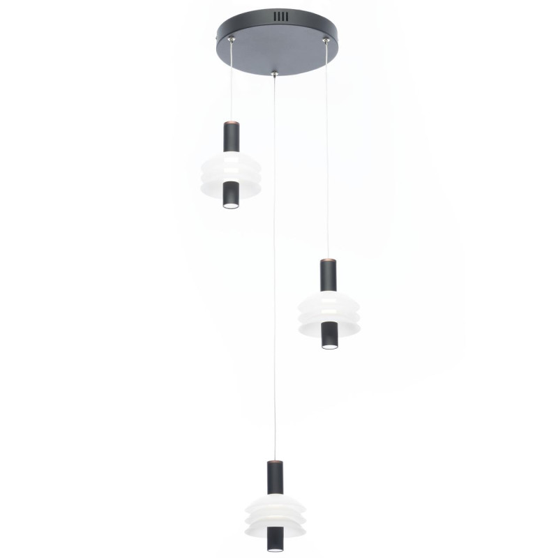 Светильник подвесной 35*185 см LED*16 W, 4000 К Citilux Майя Черный CL202031