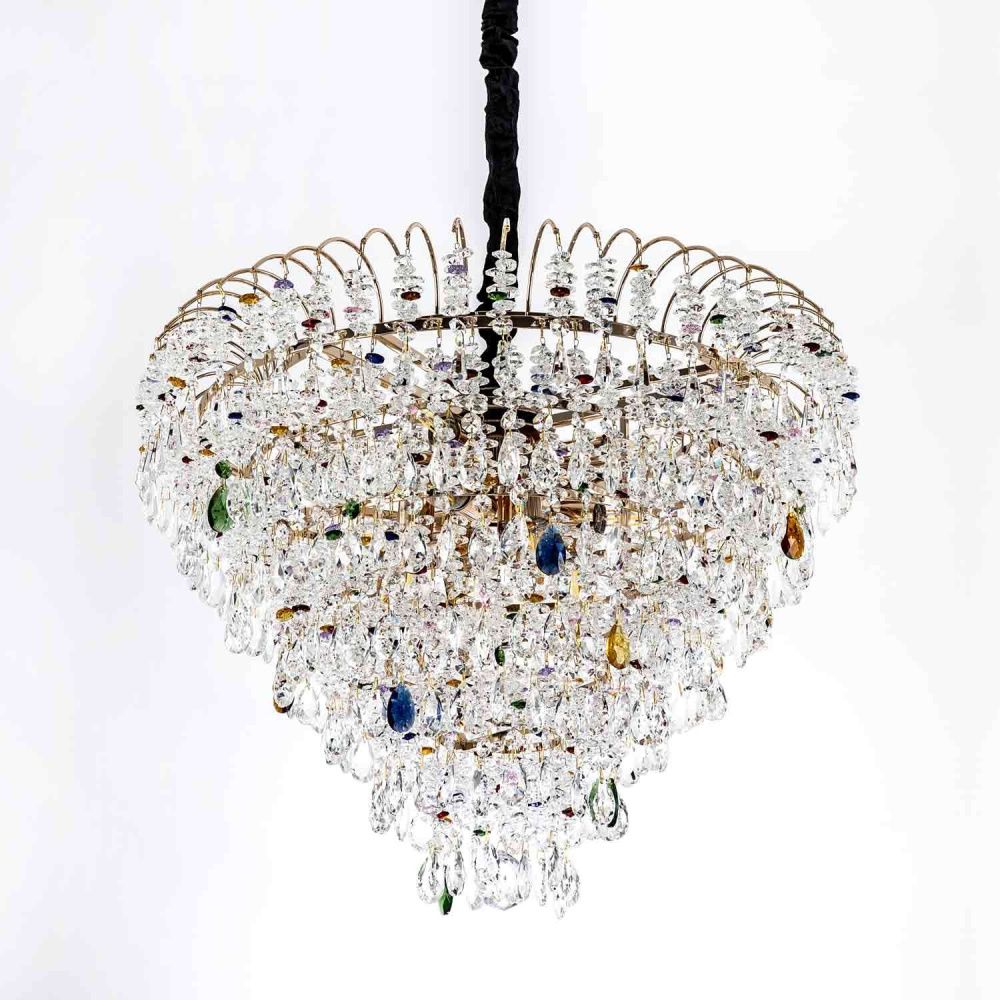 Подвесная люстра 60*60*105 см, Е14 12x40ВтW, Золото MODELUX ML.850.12