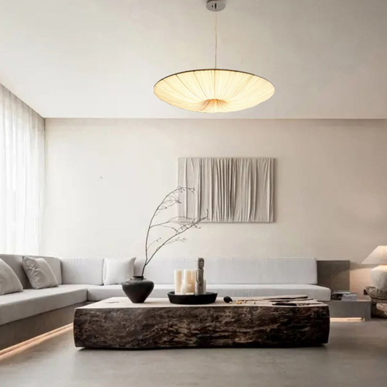 Подвесная люстра Aqua Creations Lighting round D80 80*80*12 см, 1*E27*60W, ImperiumLoft 108168-28, Белый
