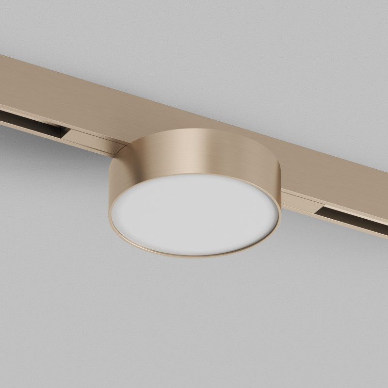 Светильник на шине 16*9,5*5,4 см, *LED*8W, 3000K, Denkirs SHINE PRIME FLOW 3000К | ШАЙН ПРАЙМ ФЛОУ 3000К DK4762-CP, шампань