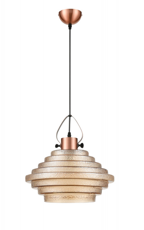 Подвесной светильник  35*120 см, 1*E27 медь, черный Vele Luce Genio VL5404P21