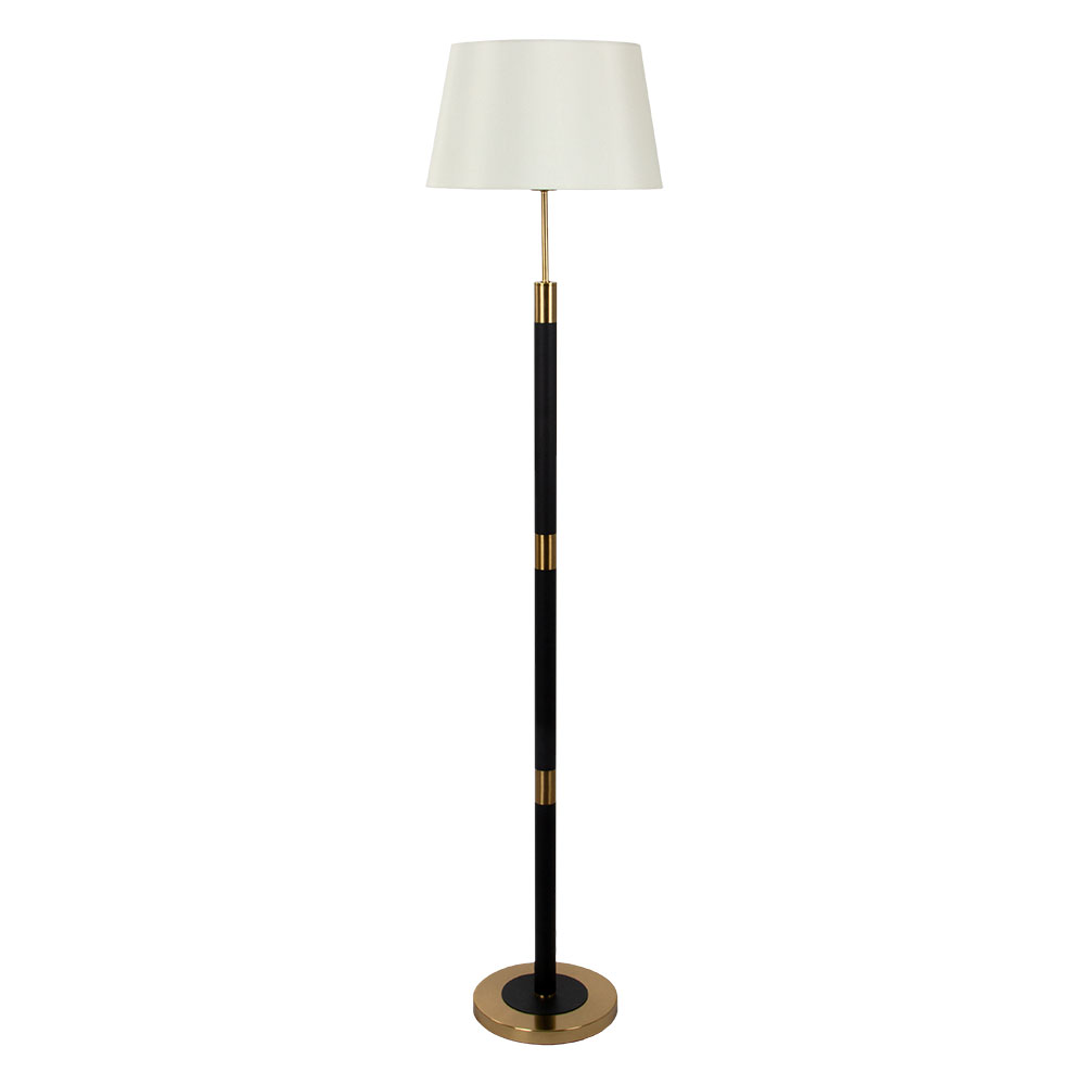 Торшер 165*38 см, 1*E27, 40W, Arte Lamp Robert A5066PN-1BK, Черный